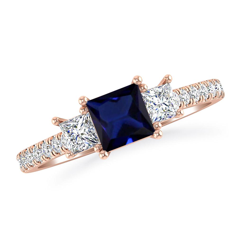 Rose Gold - Tanzanite