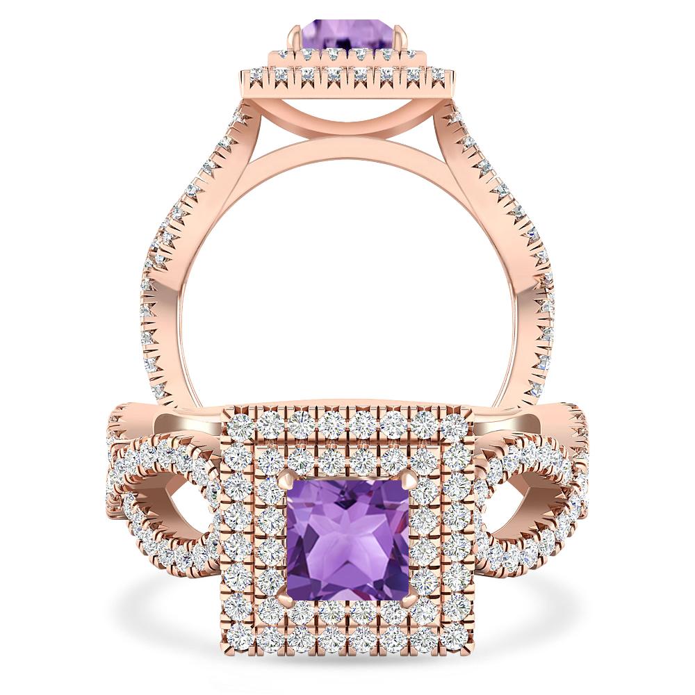 Rose Gold - Amethyst