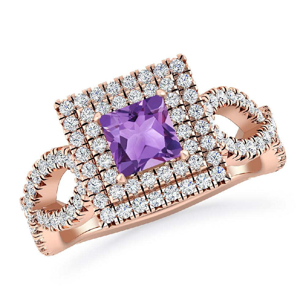 Rose Gold - Amethyst