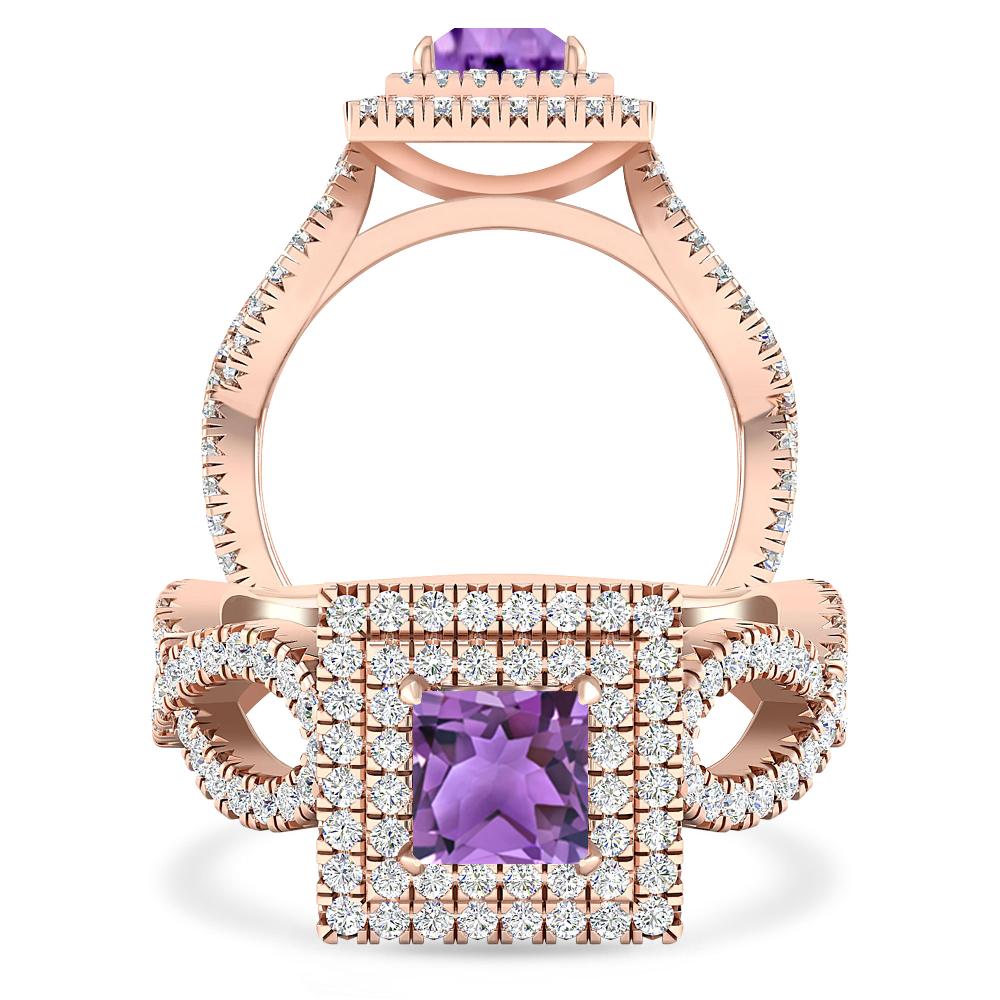 Rose Gold - Amethyst