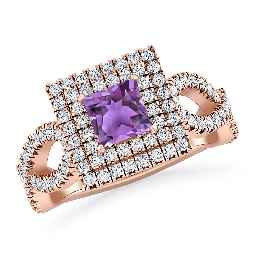 Rose Gold - Amethyst