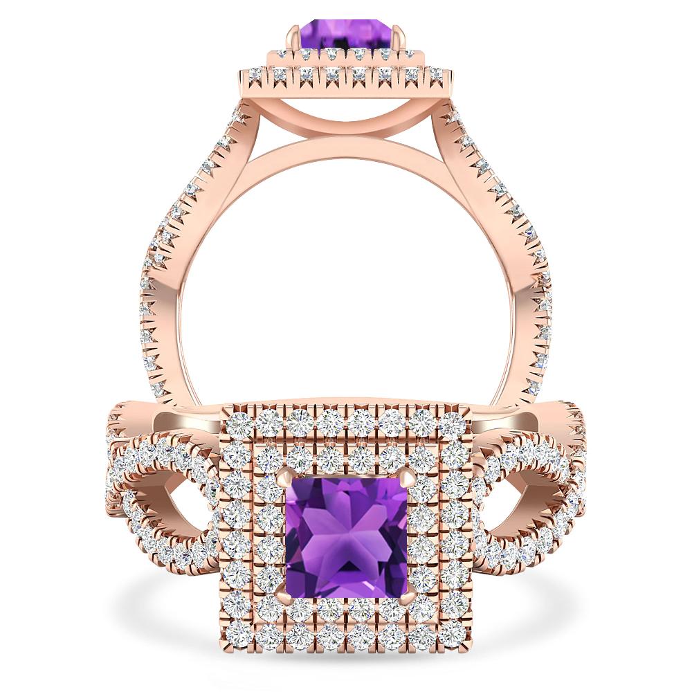 Rose Gold - Amethyst