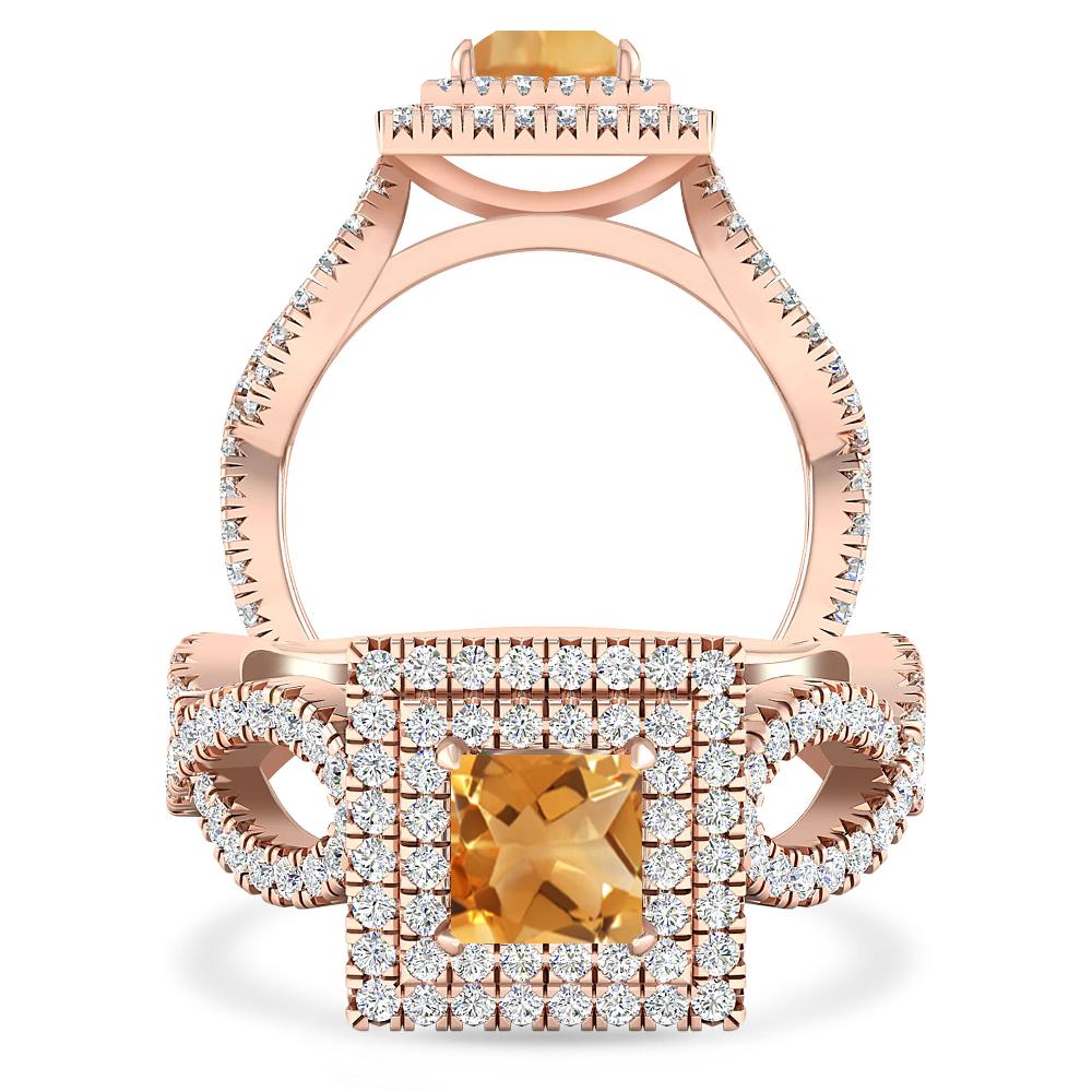 Rose Gold - Citrine