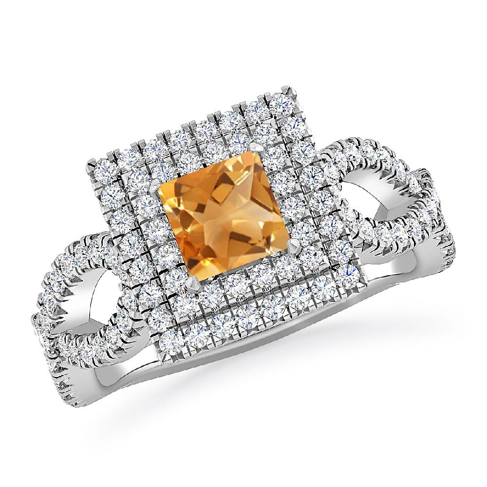 White Gold - Citrine