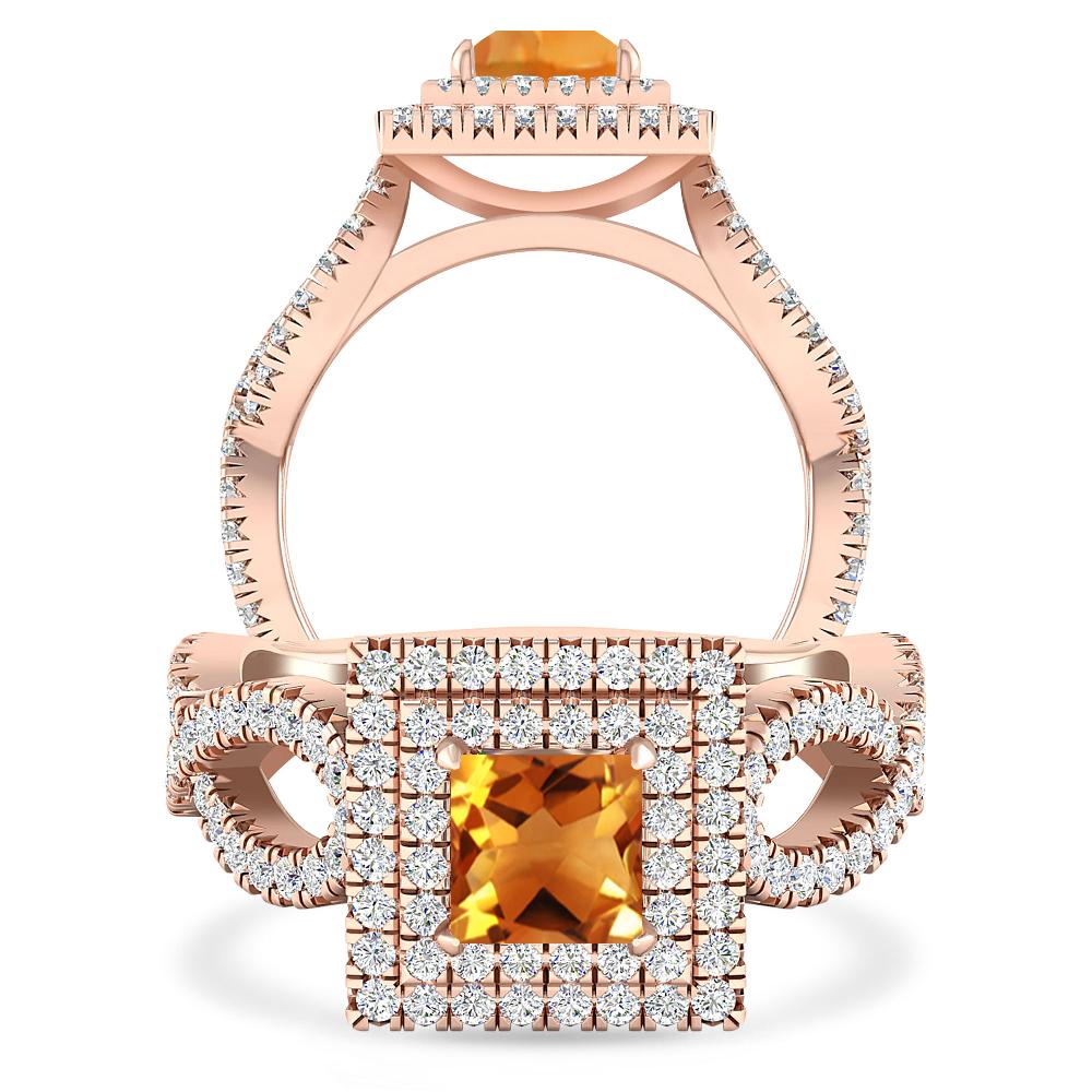 Rose Gold - Citrine