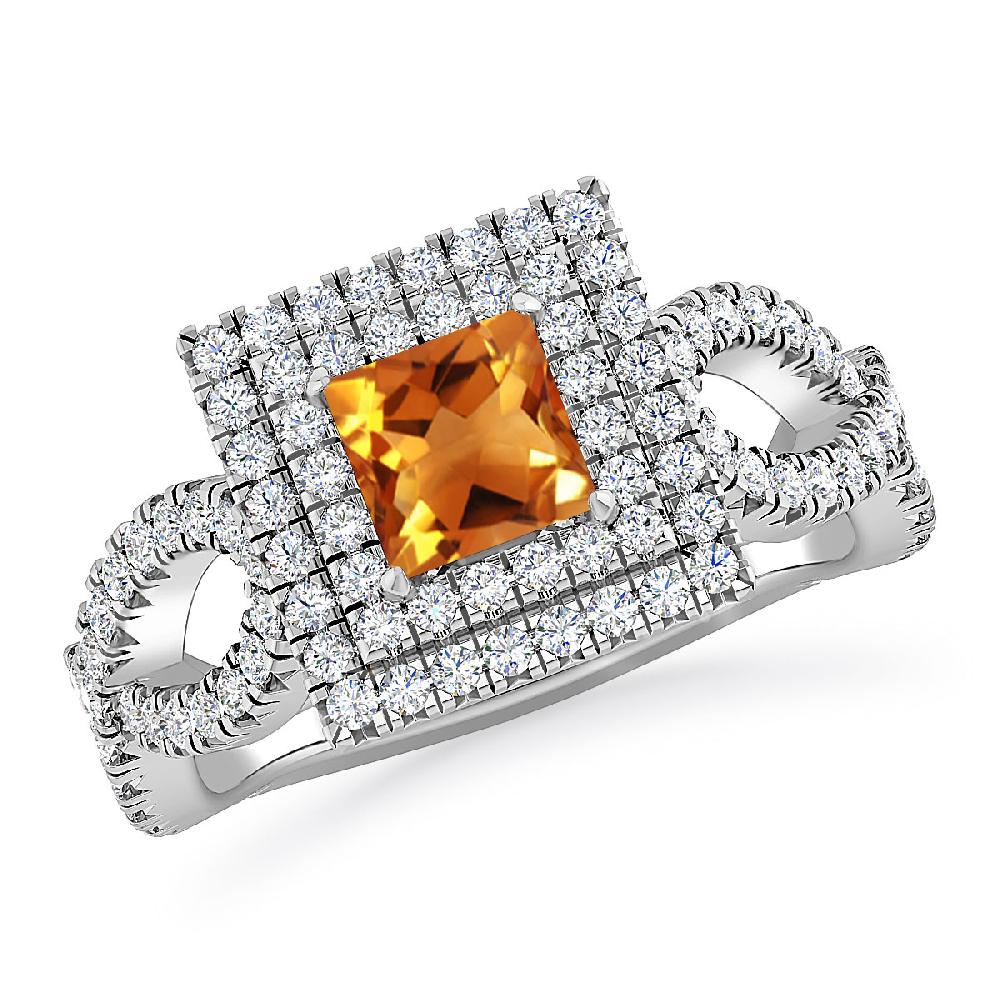 White Gold - Citrine