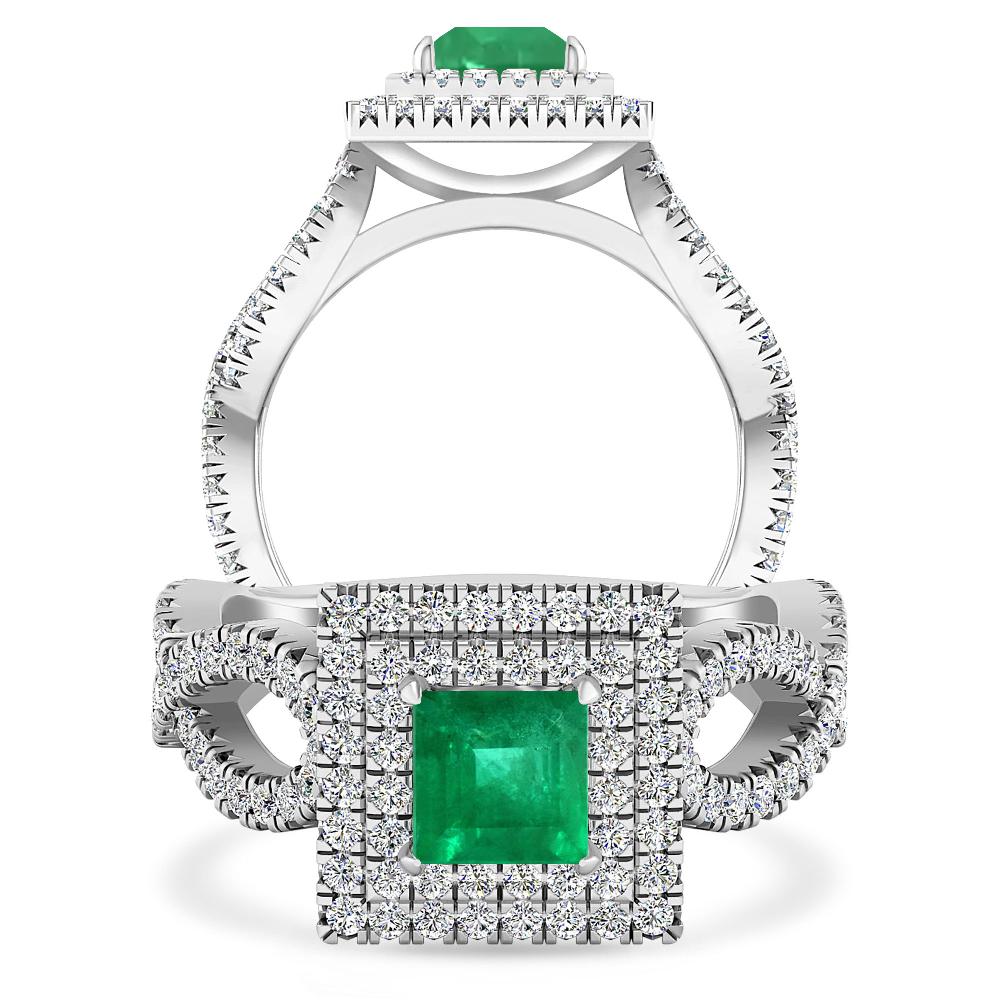 White Gold - Emerald