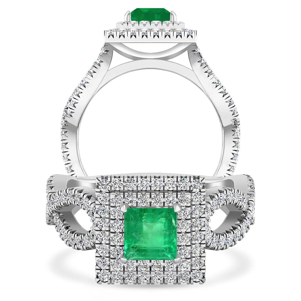 White Gold - Emerald