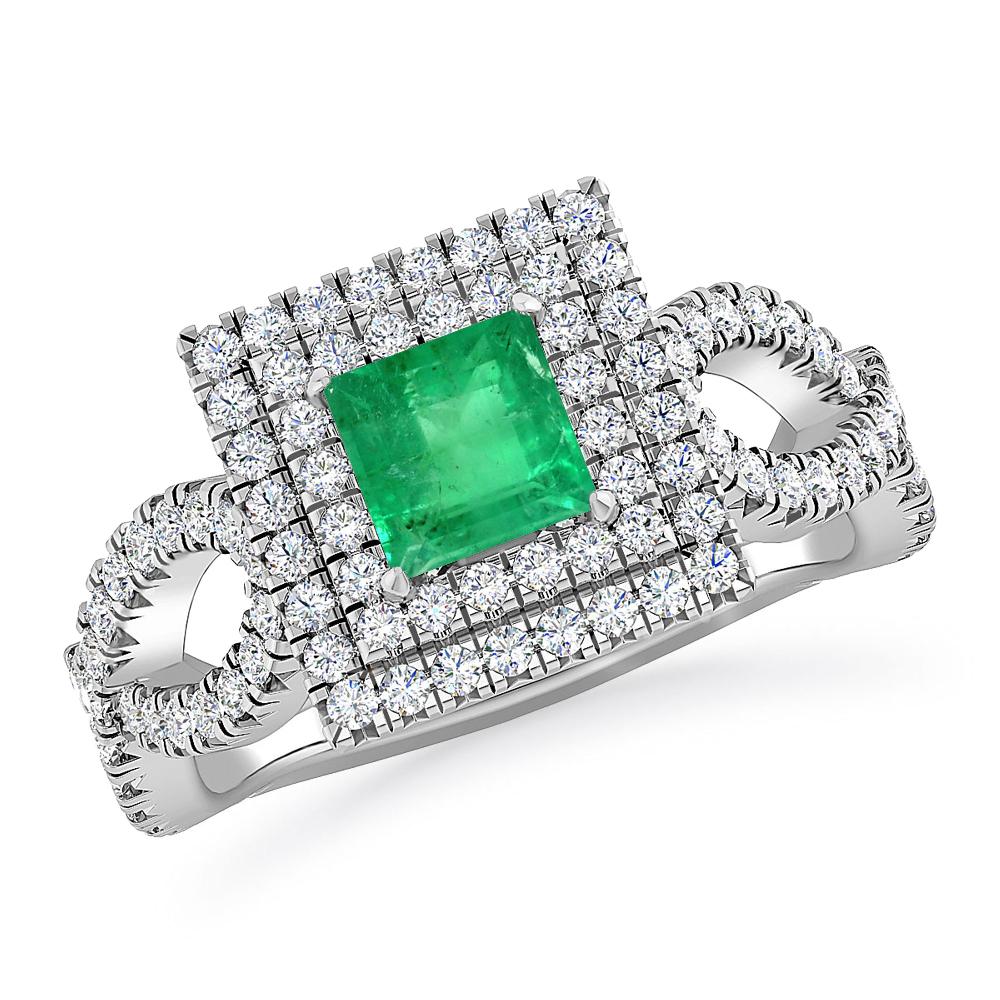 White Gold - Emerald