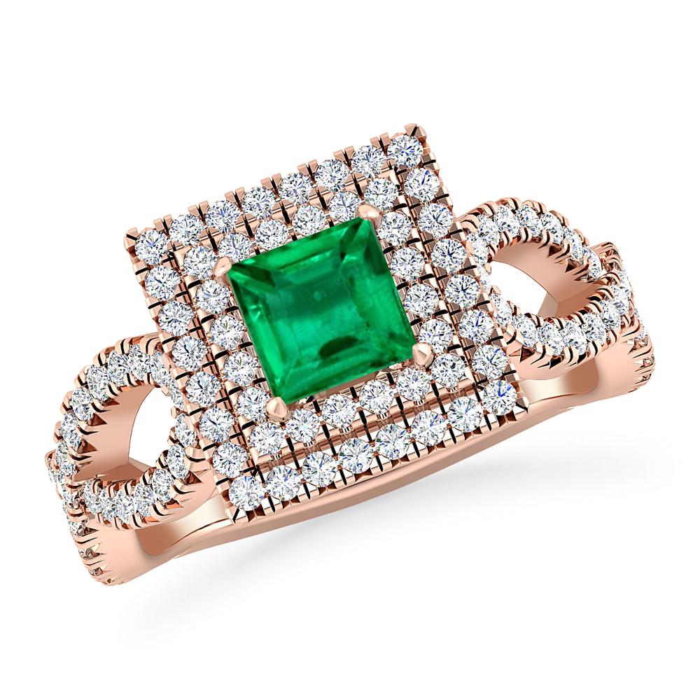 Rose Gold - Emerald