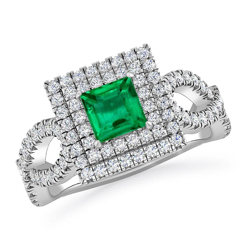 White Gold - Emerald