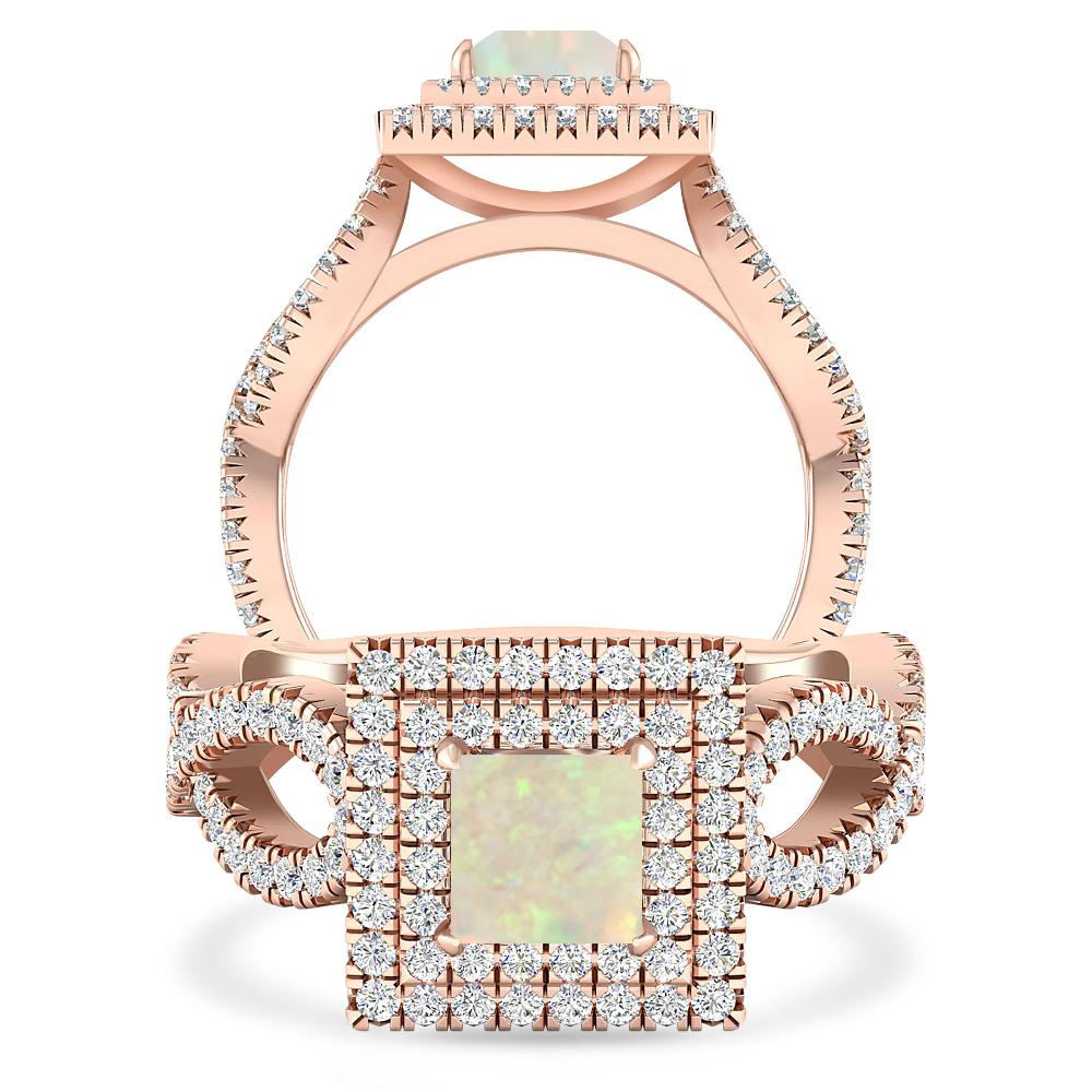 Rose Gold - Opal