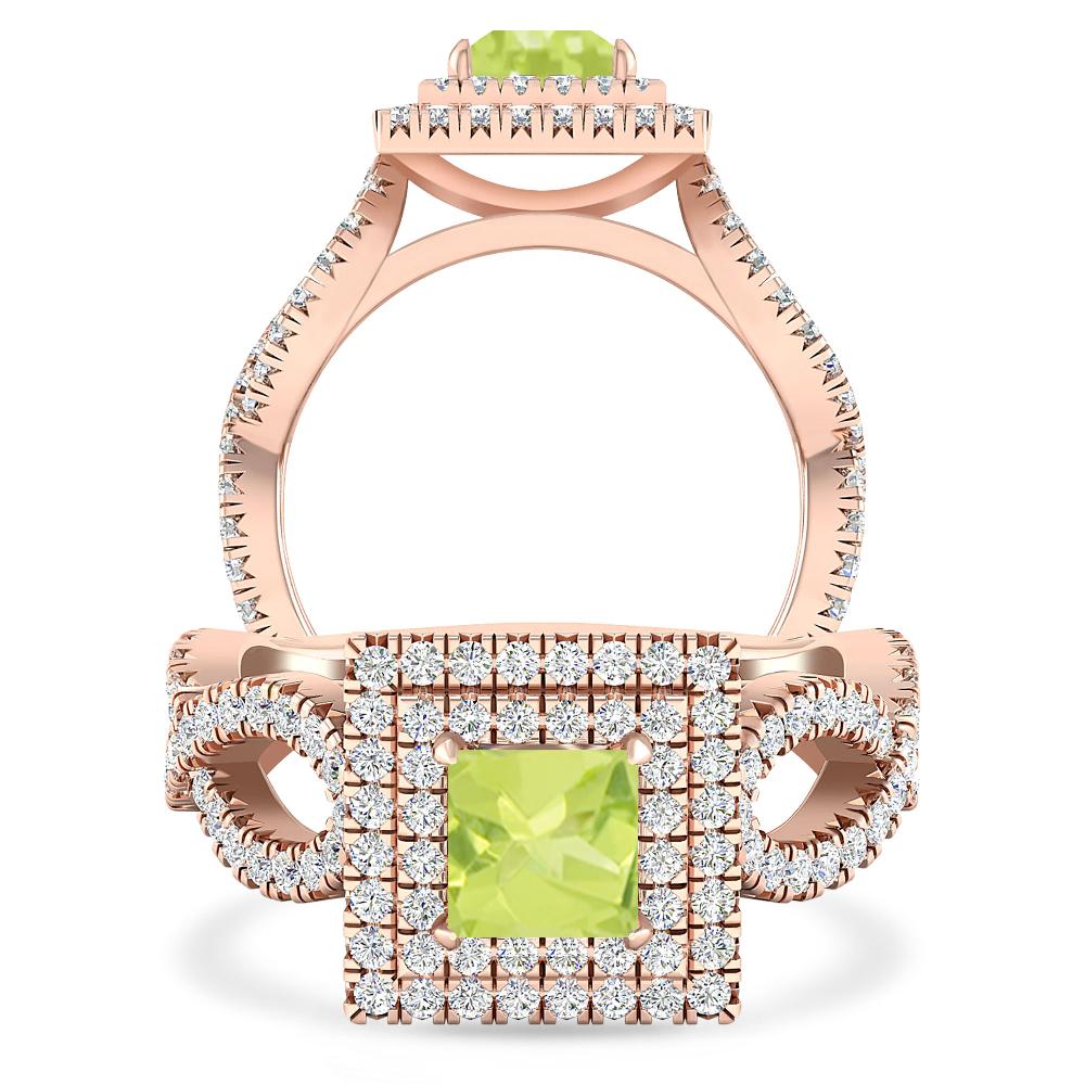 Rose Gold - Peridot