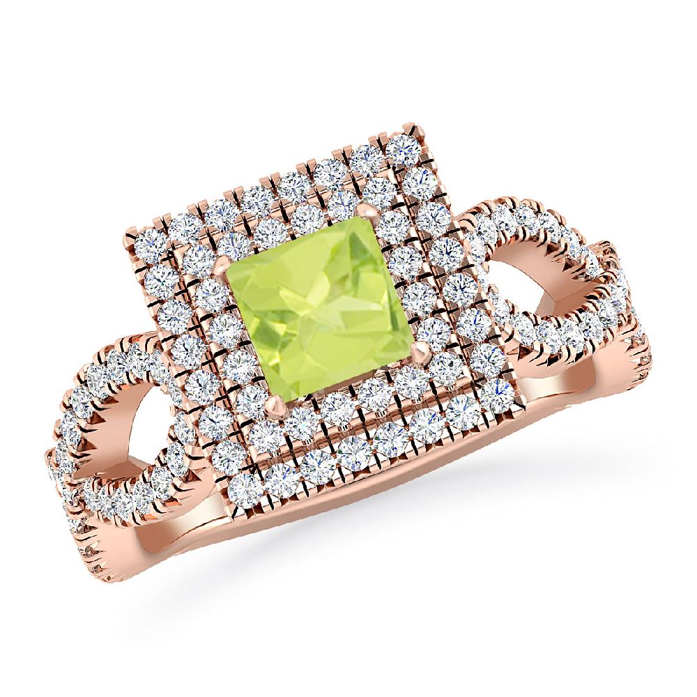 Rose Gold - Peridot