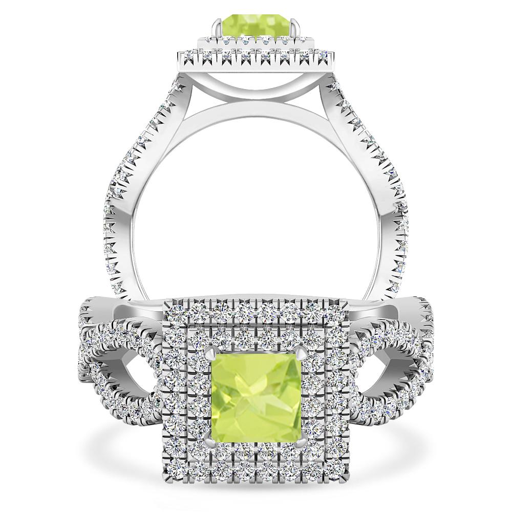 White Gold - Peridot