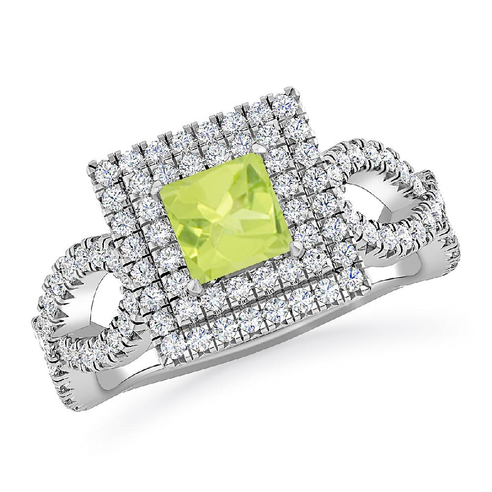 White Gold - Peridot