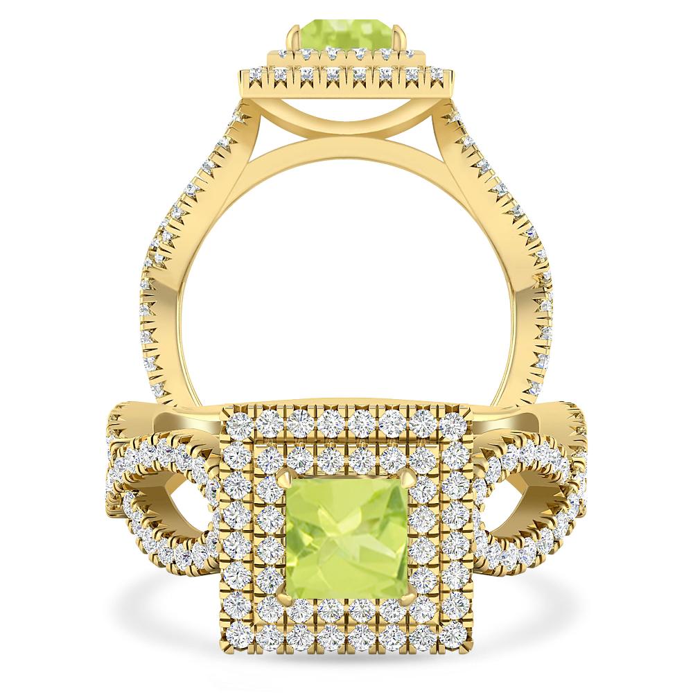 Yellow Gold - Peridot