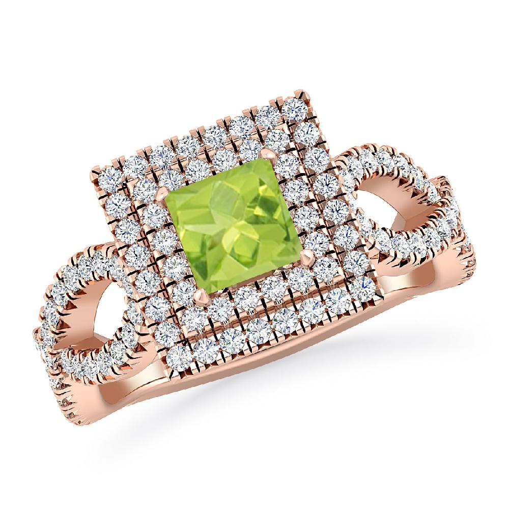 Rose Gold - Peridot