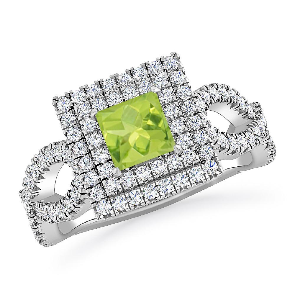 White Gold - Peridot