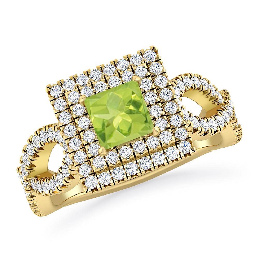 Yellow Gold - Peridot