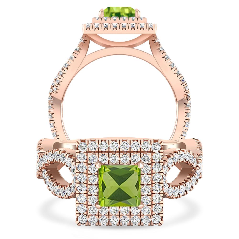 Rose Gold - Peridot