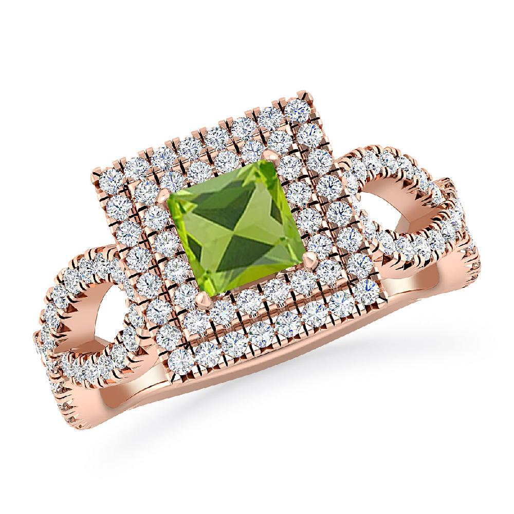 Rose Gold - Peridot