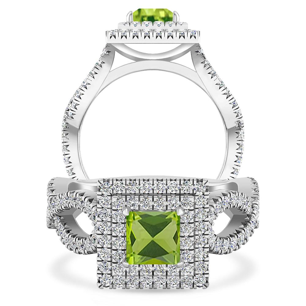 White Gold - Peridot