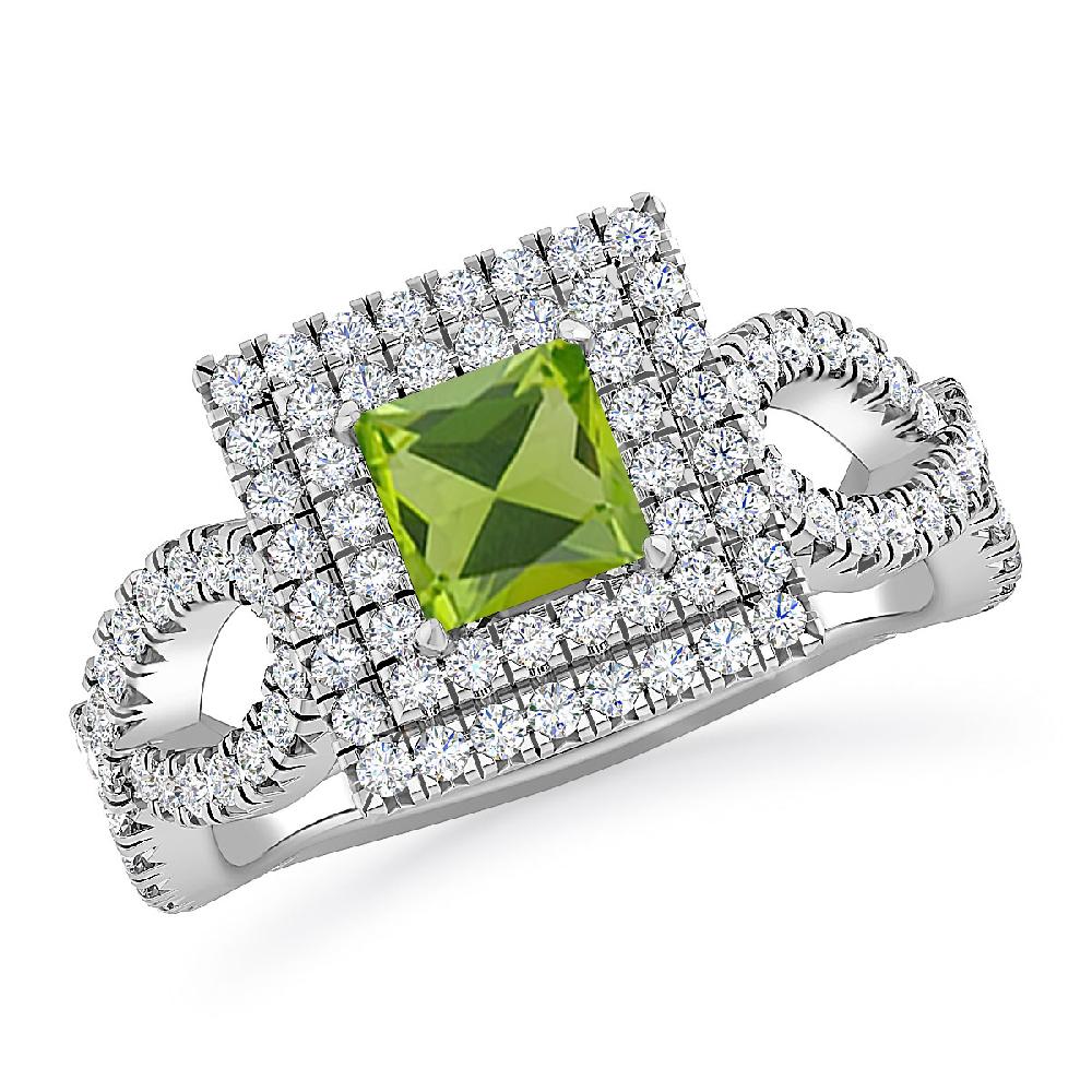 White Gold - Peridot