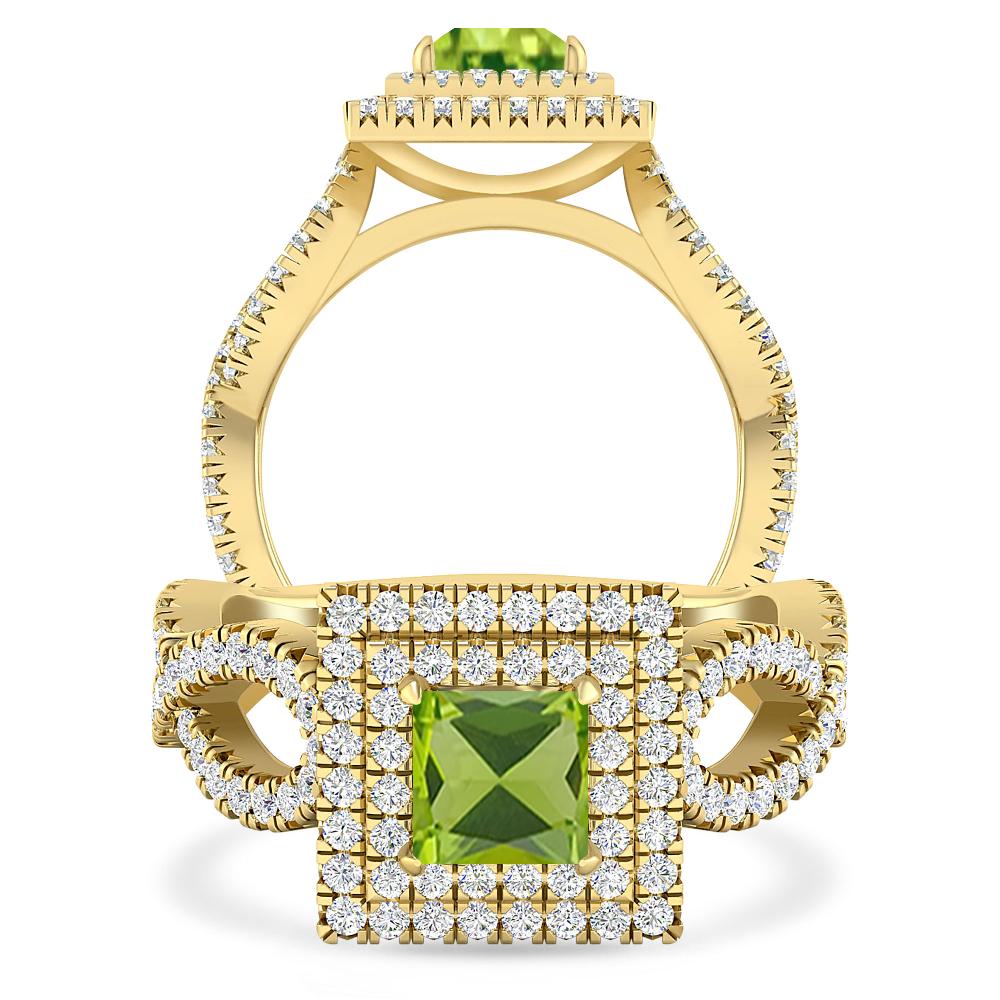 Yellow Gold - Peridot