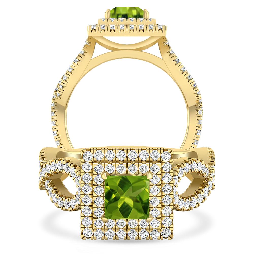 Yellow Gold - Peridot