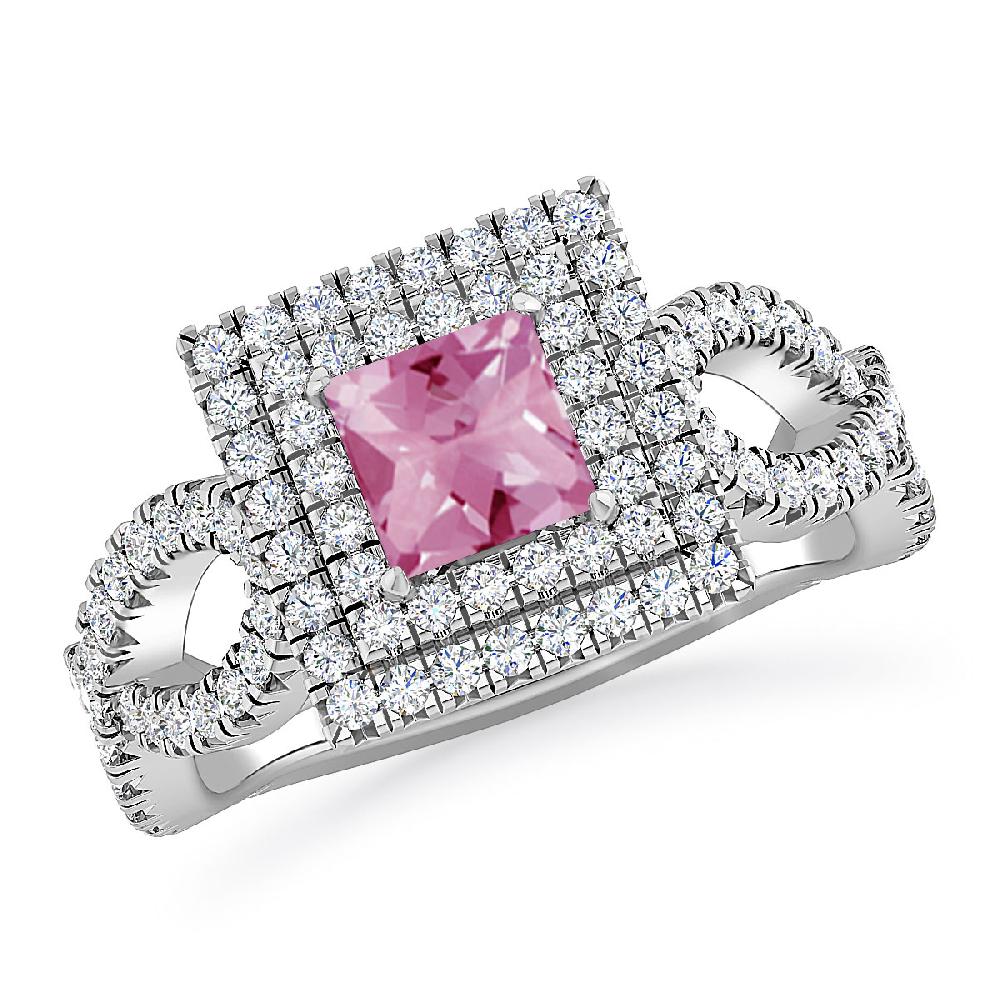 White Gold - Pink Tourmaline