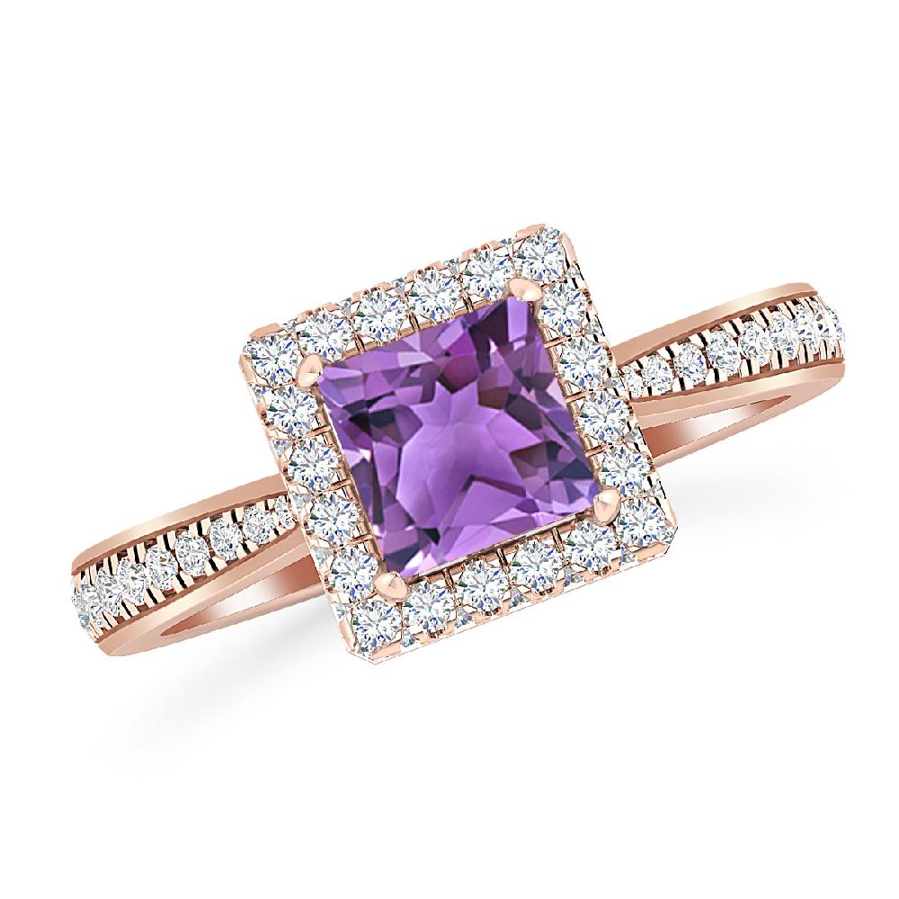 Rose Gold - Amethyst