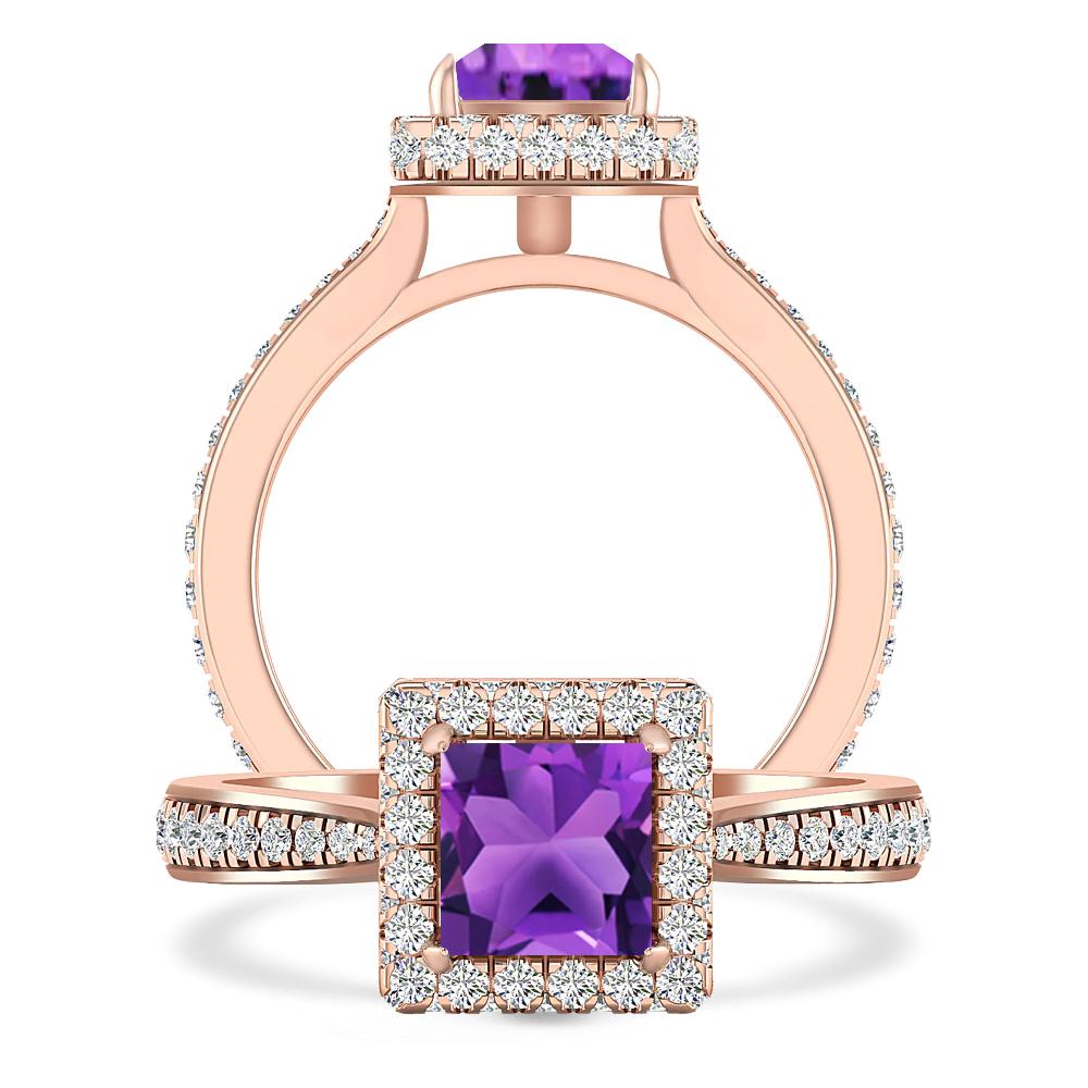 Rose Gold - Amethyst