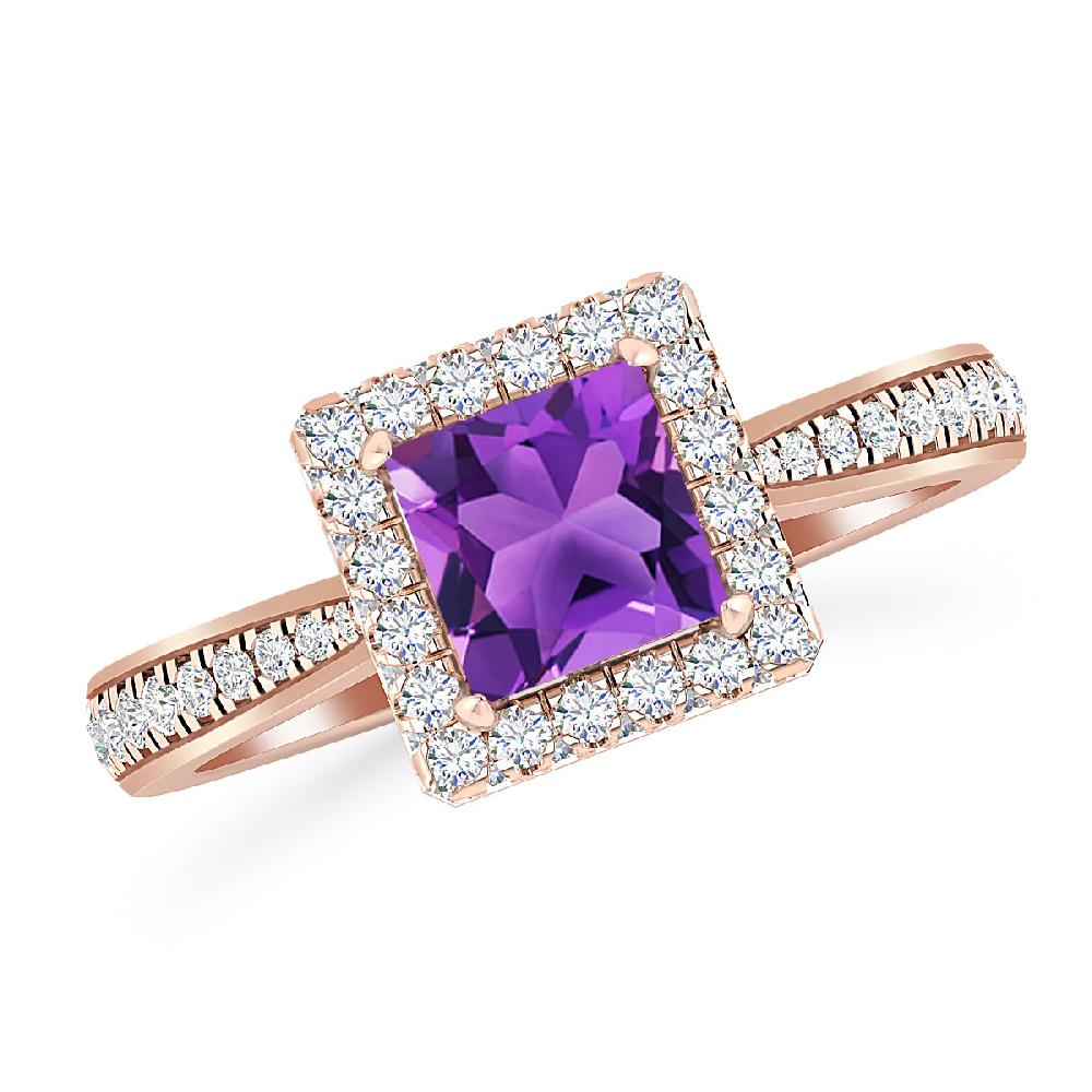 Rose Gold - Amethyst