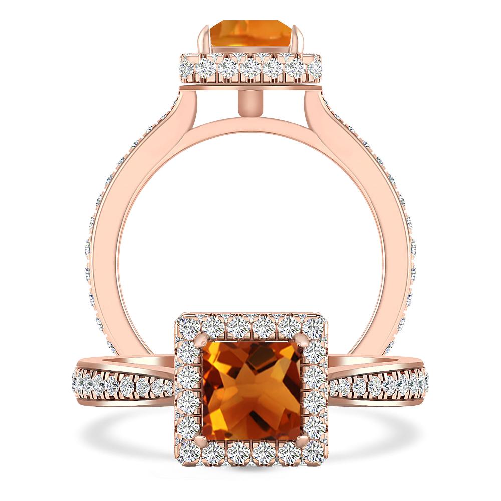 Rose Gold - Citrine