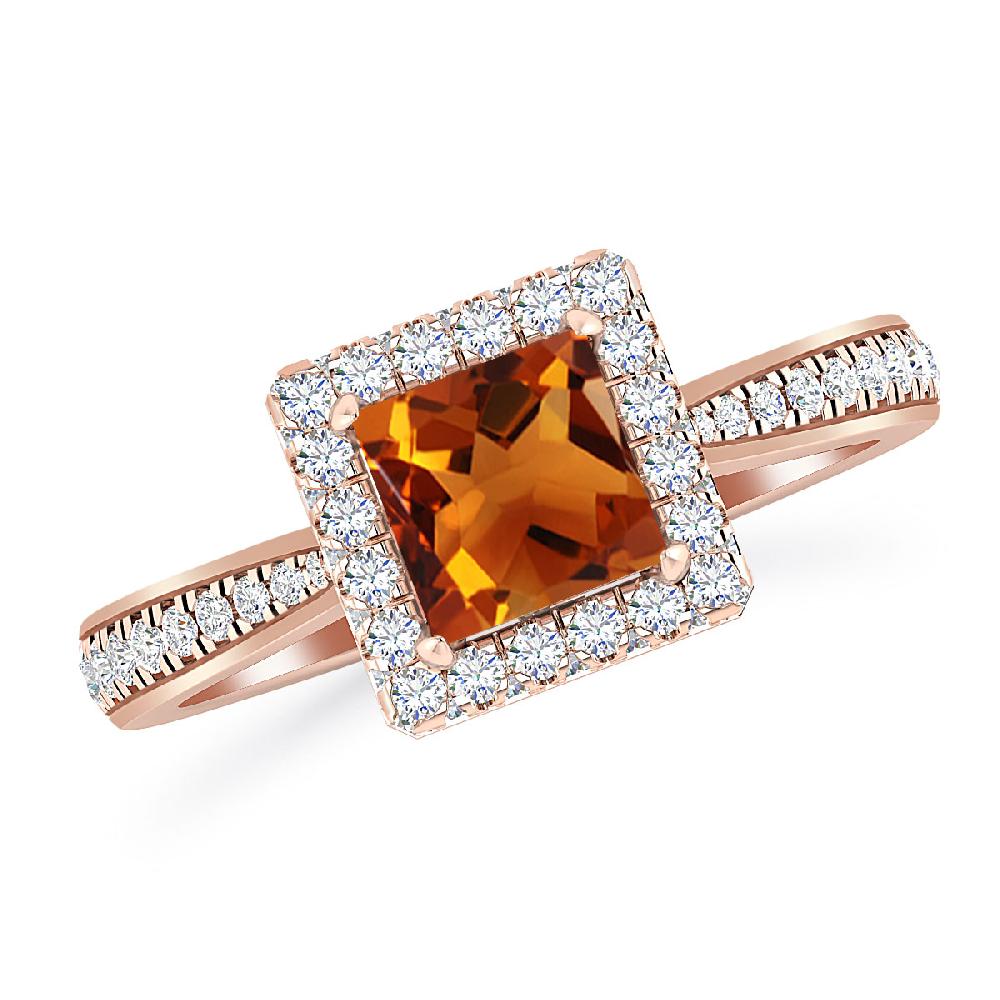 Rose Gold - Citrine