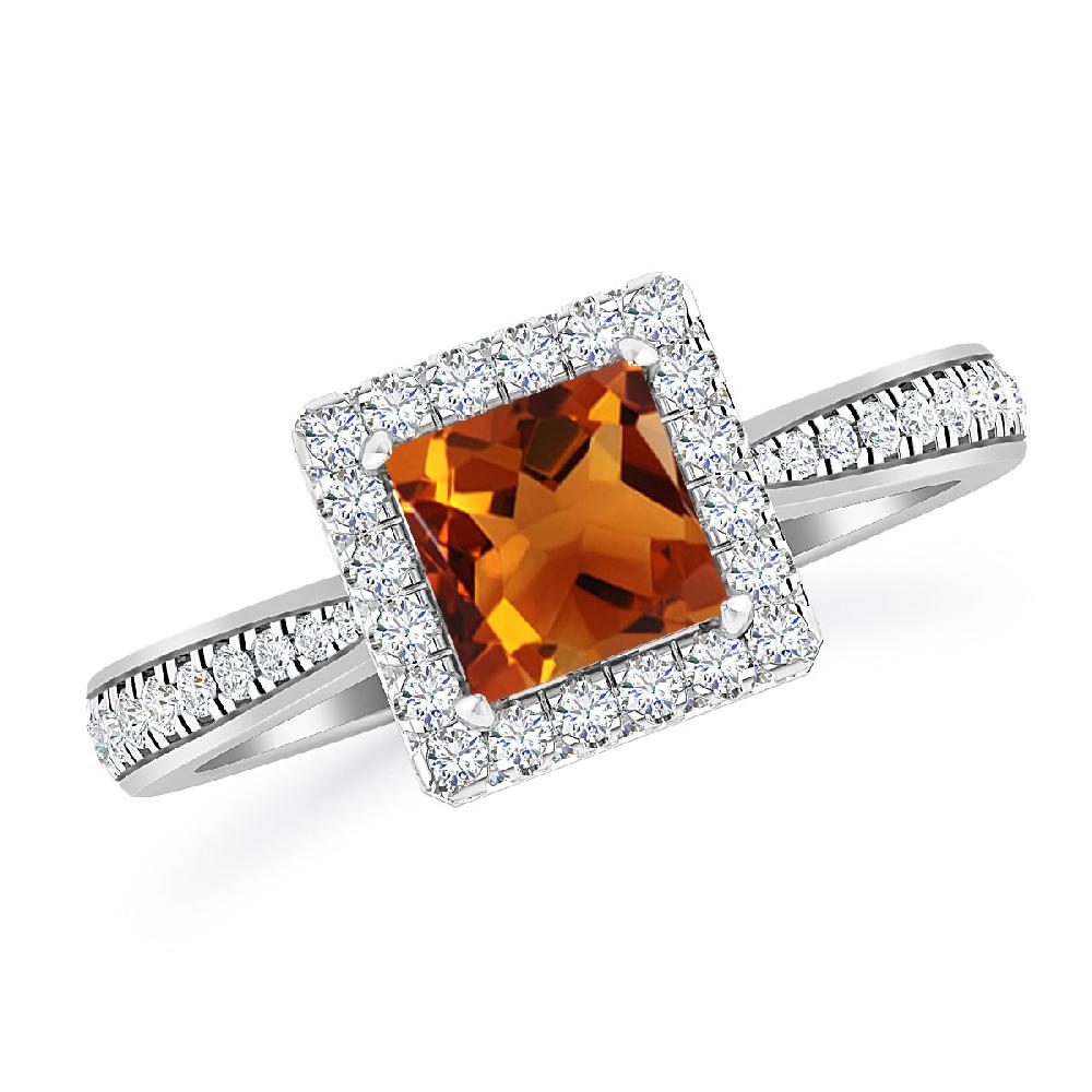 White Gold - Citrine