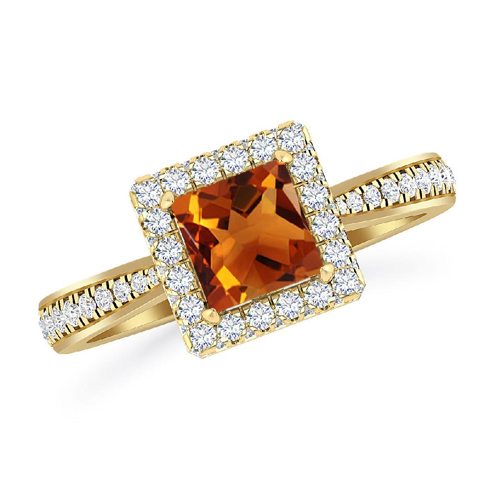 Yellow Gold - Citrine