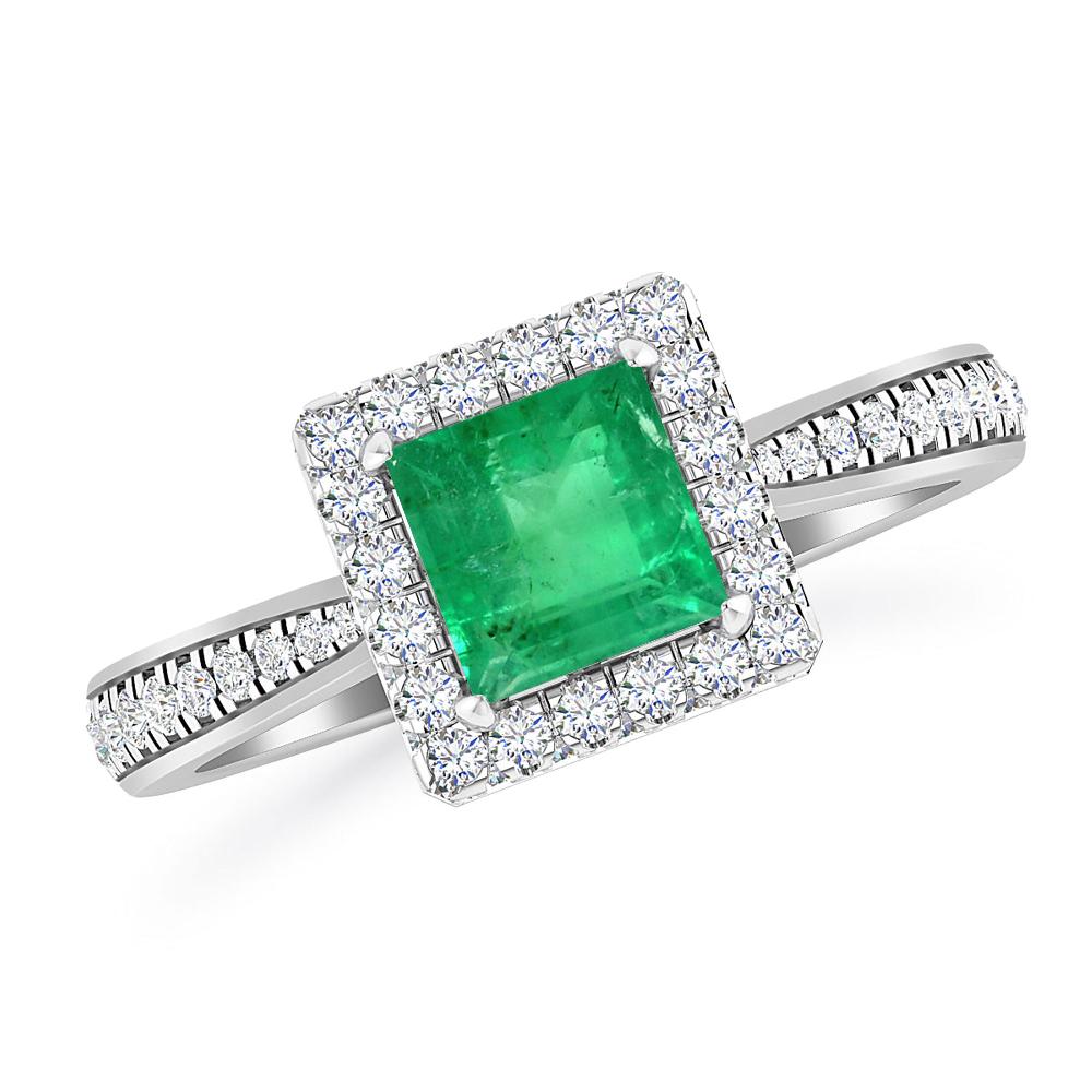 White Gold - Emerald