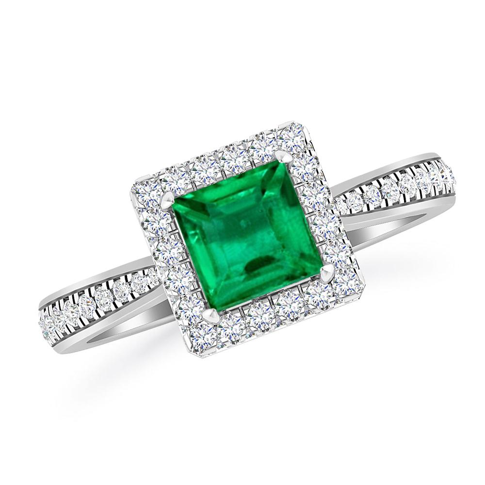 White Gold - Emerald