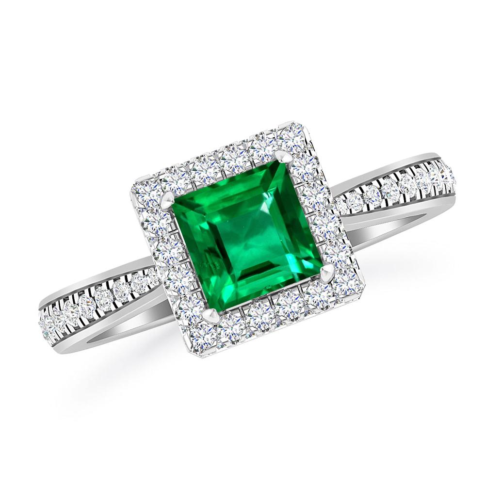 White Gold - Emerald