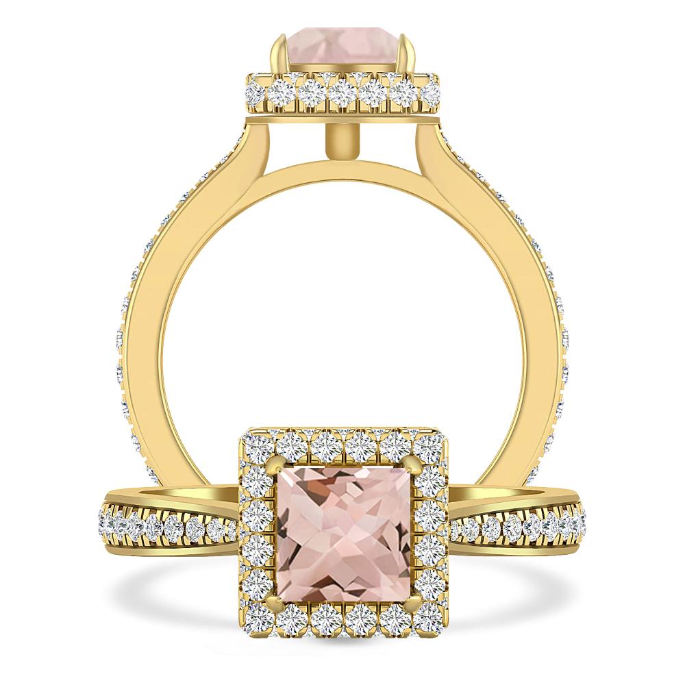 Yellow Gold - Morganite