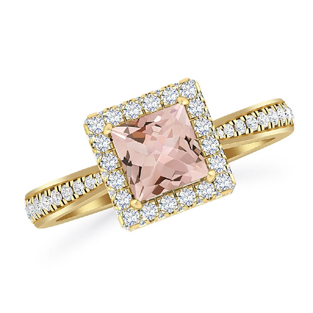 Yellow Gold - Morganite