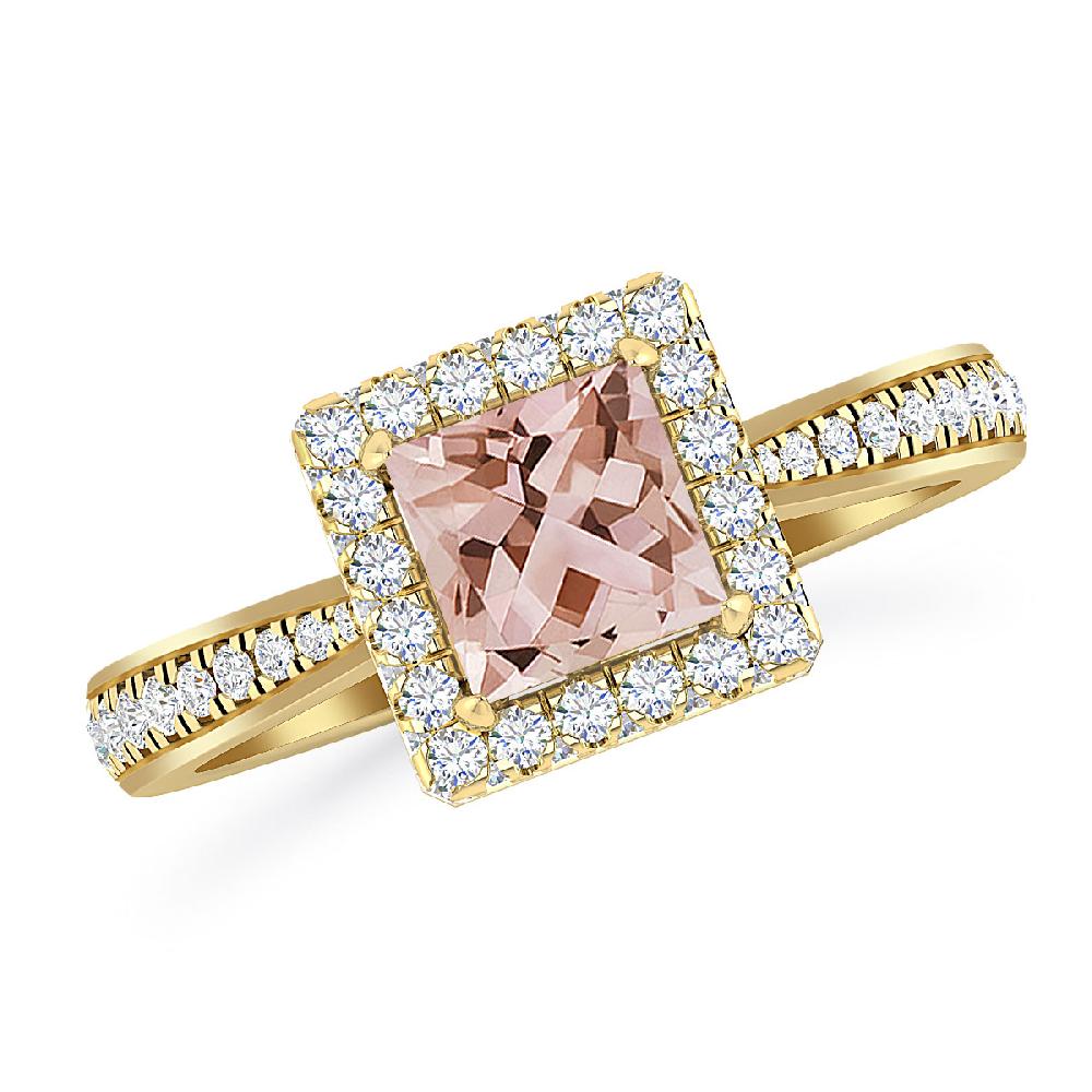 Yellow Gold - Morganite