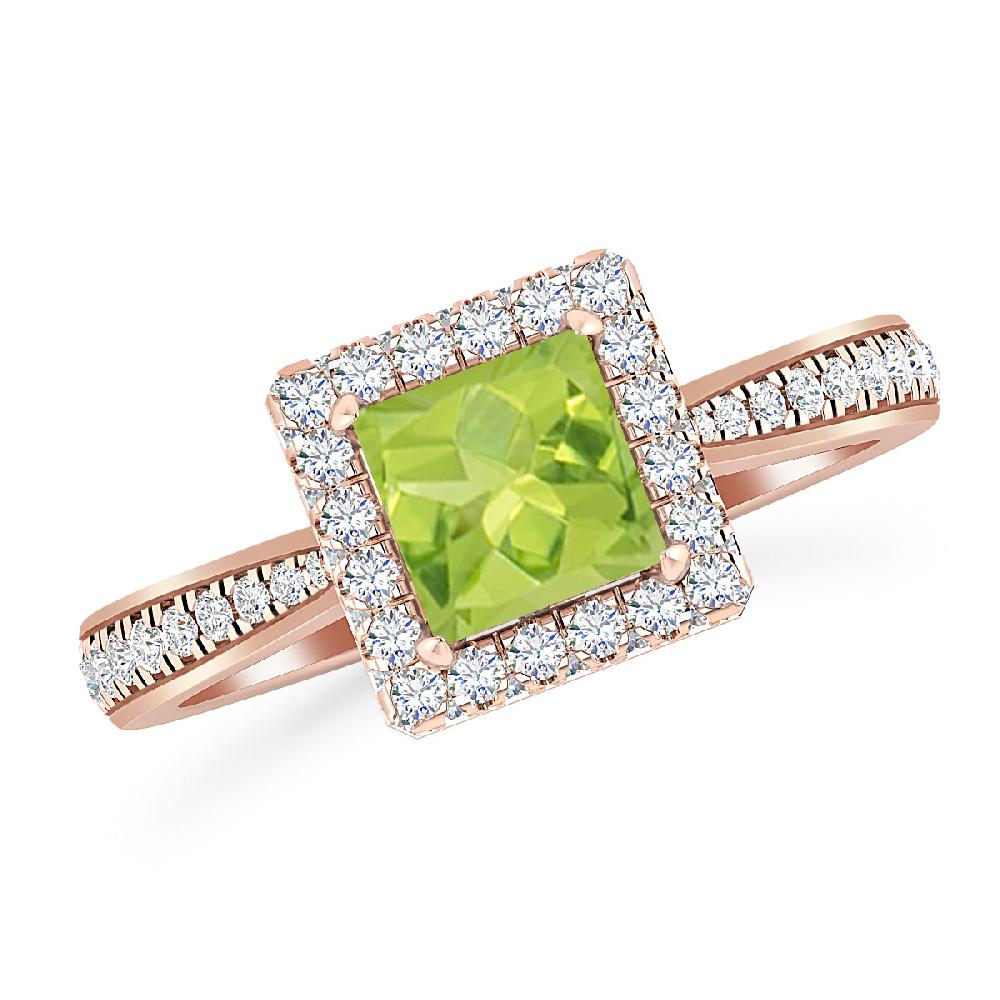 Rose Gold - Peridot