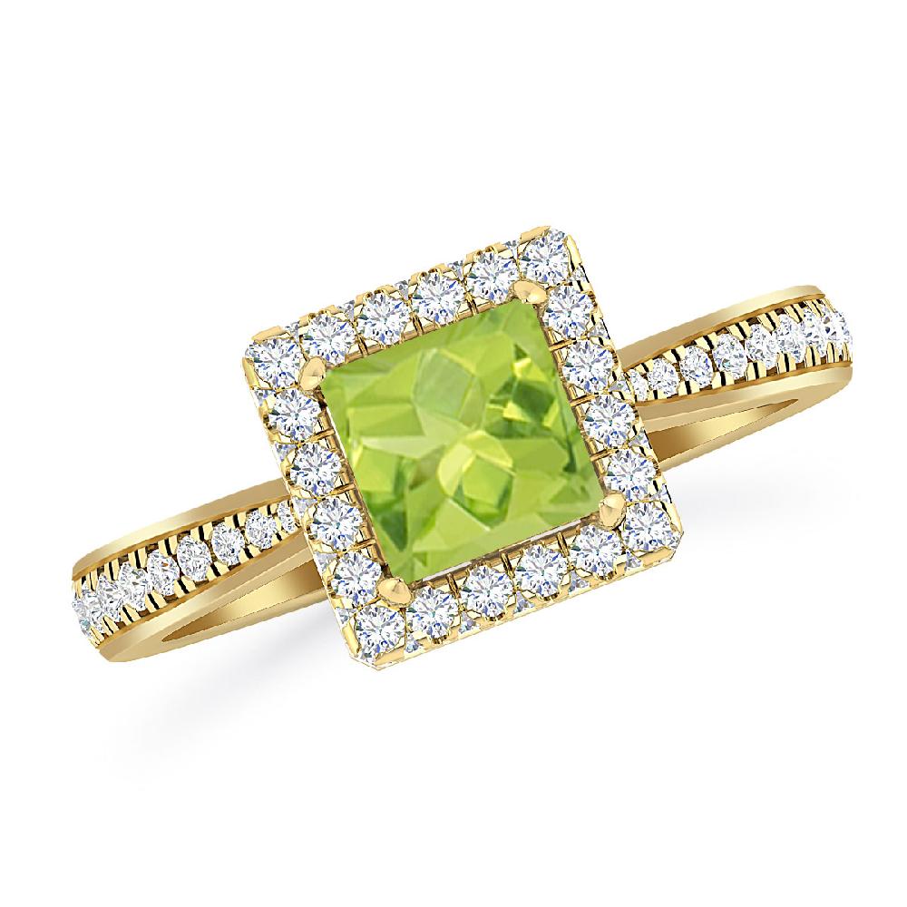 Yellow Gold - Peridot