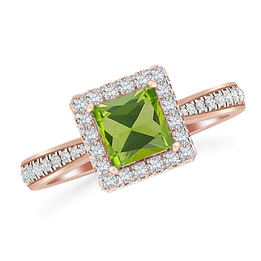 Rose Gold - Peridot