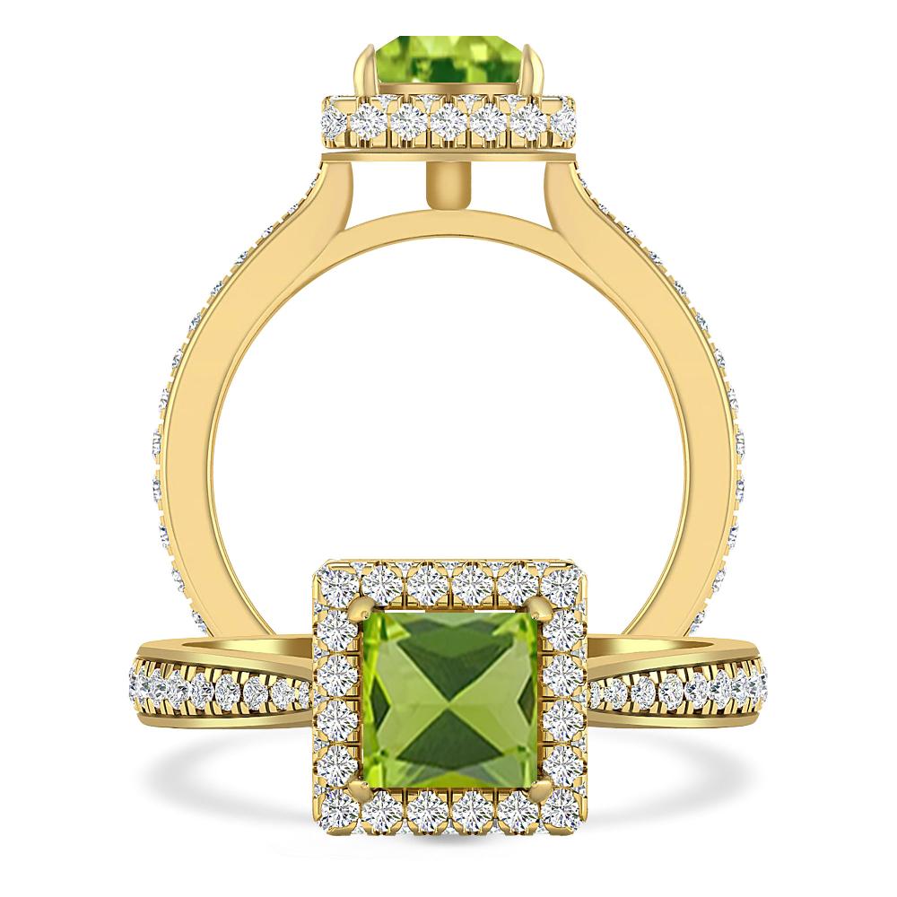 Yellow Gold - Peridot