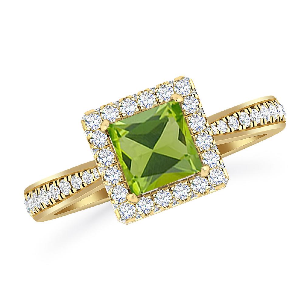 Yellow Gold - Peridot