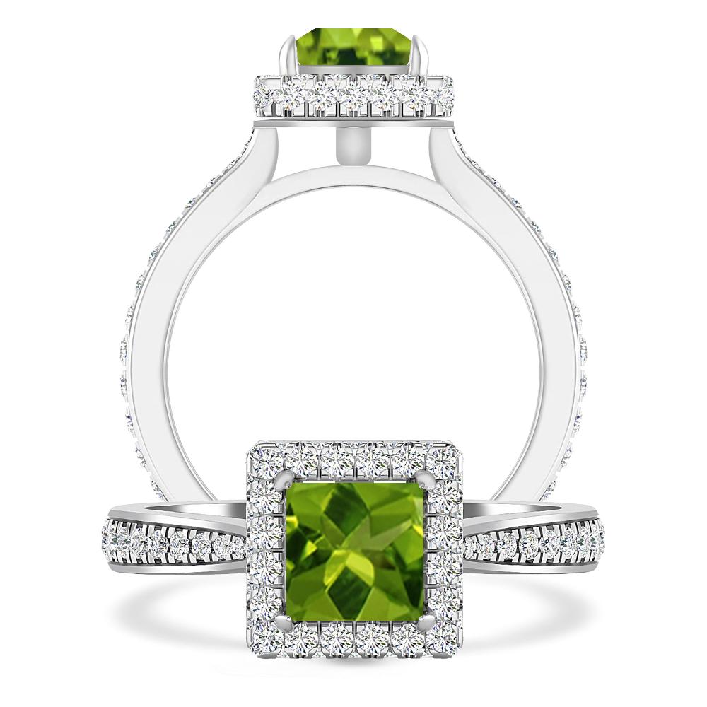 White Gold - Peridot